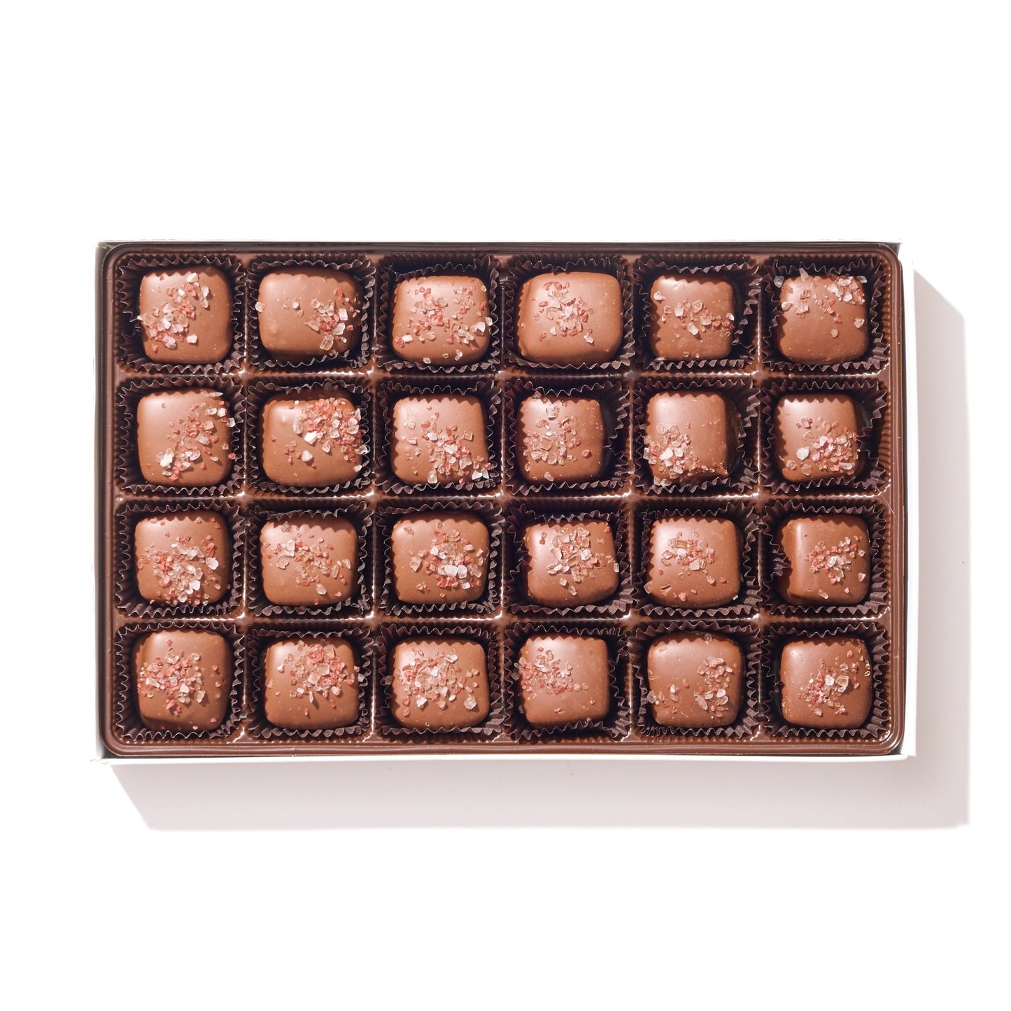 Milk Chocolate Sea Salt Caramel 24 Piece Box - Handmade Gift Box | Mueller Chocolate Co.