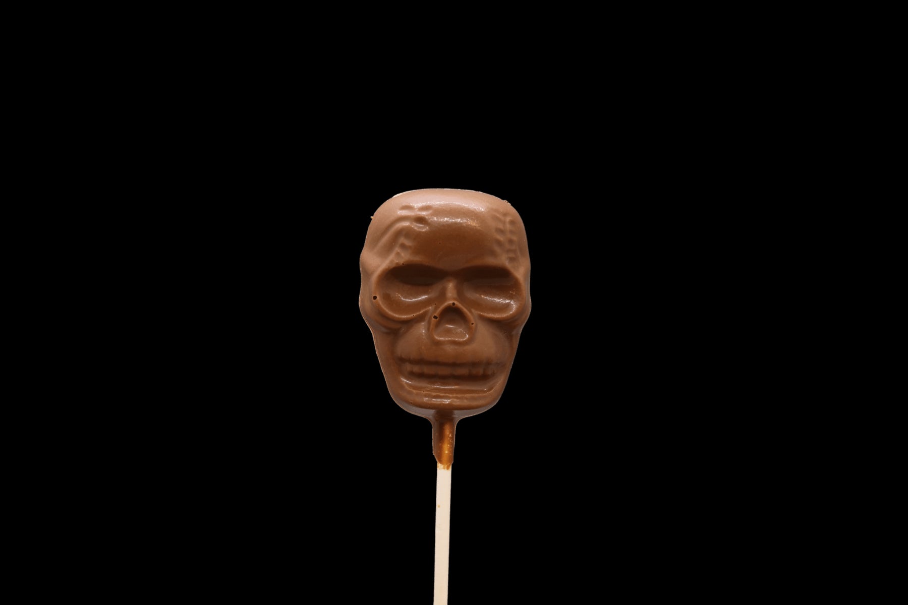 Milk Chocolate Skull Pop - Handmade Chocolate | Mueller Chocolate Co.