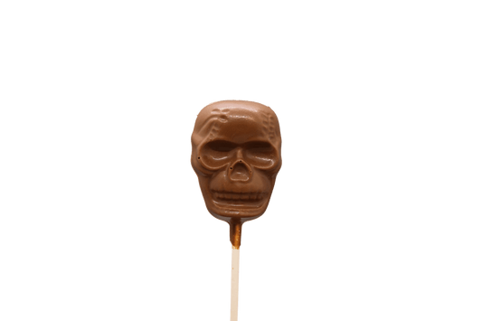 Milk Chocolate Skull Pop - Handmade Chocolate | Mueller Chocolate Co.