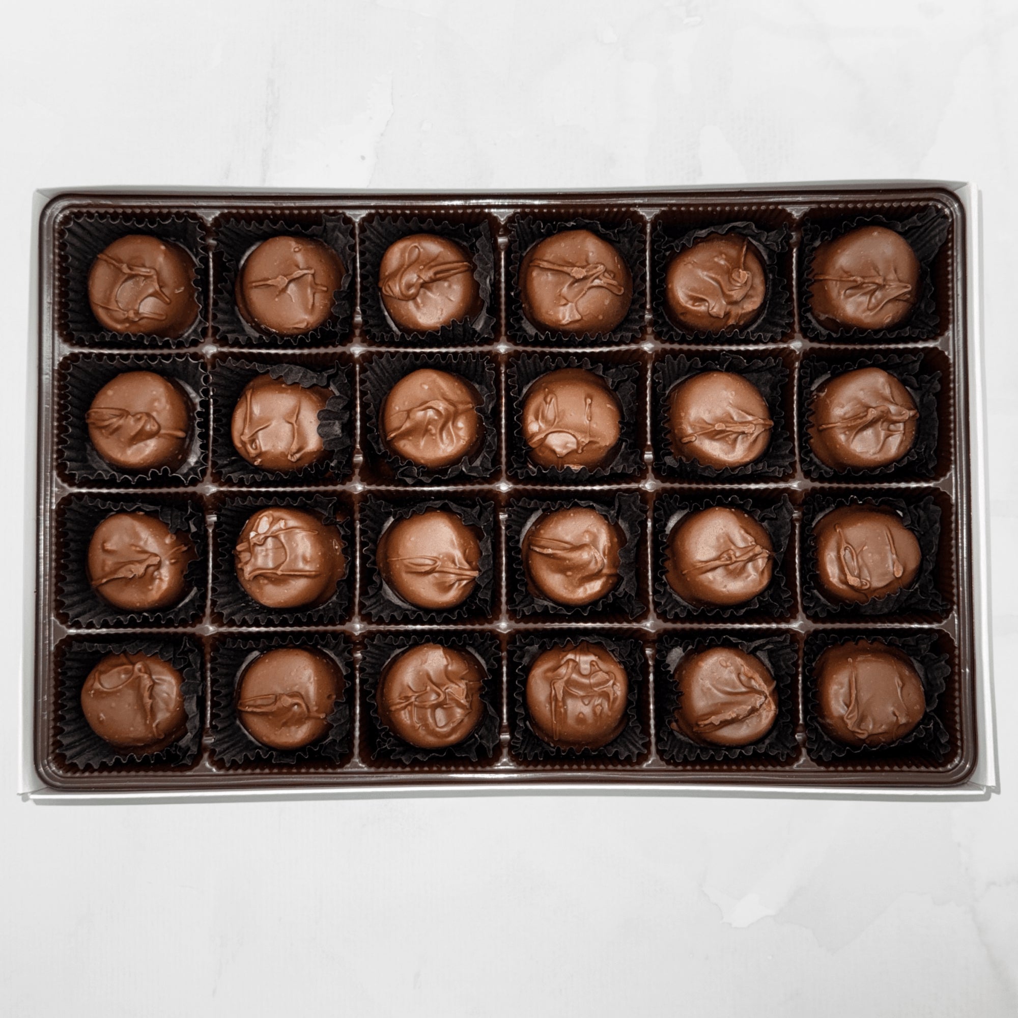 Milk Chocolate Vanilla Buttercreams Holiday Gift Box - Handmade Gift Box | Mueller Chocolate Co.