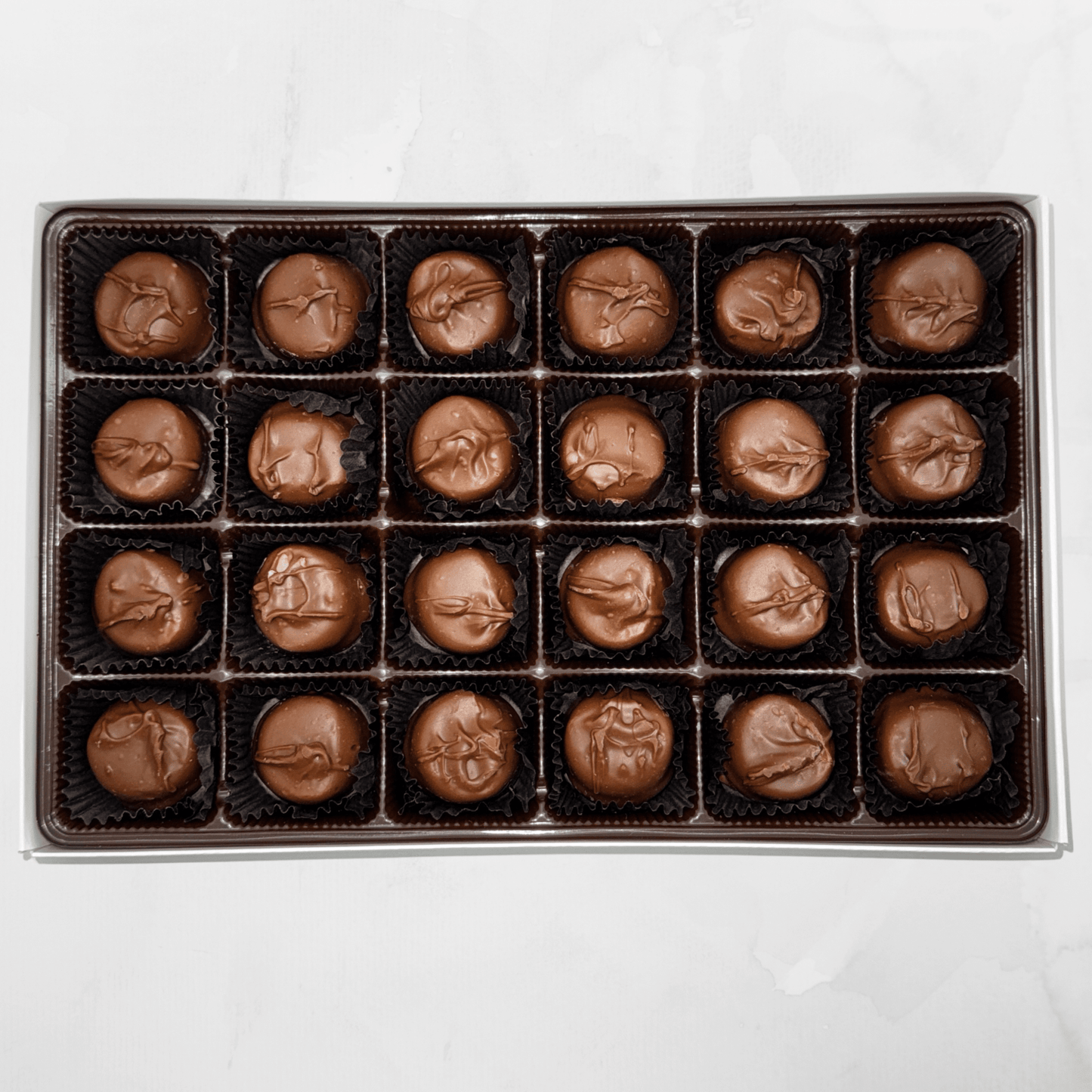 Milk Chocolate Vanilla Buttercreams Holiday Gift Box - Handmade Gift Box | Mueller Chocolate Co.