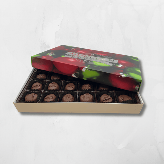Milk Chocolate Vanilla Buttercreams Holiday Gift Box - Handmade Gift Box | Mueller Chocolate Co.