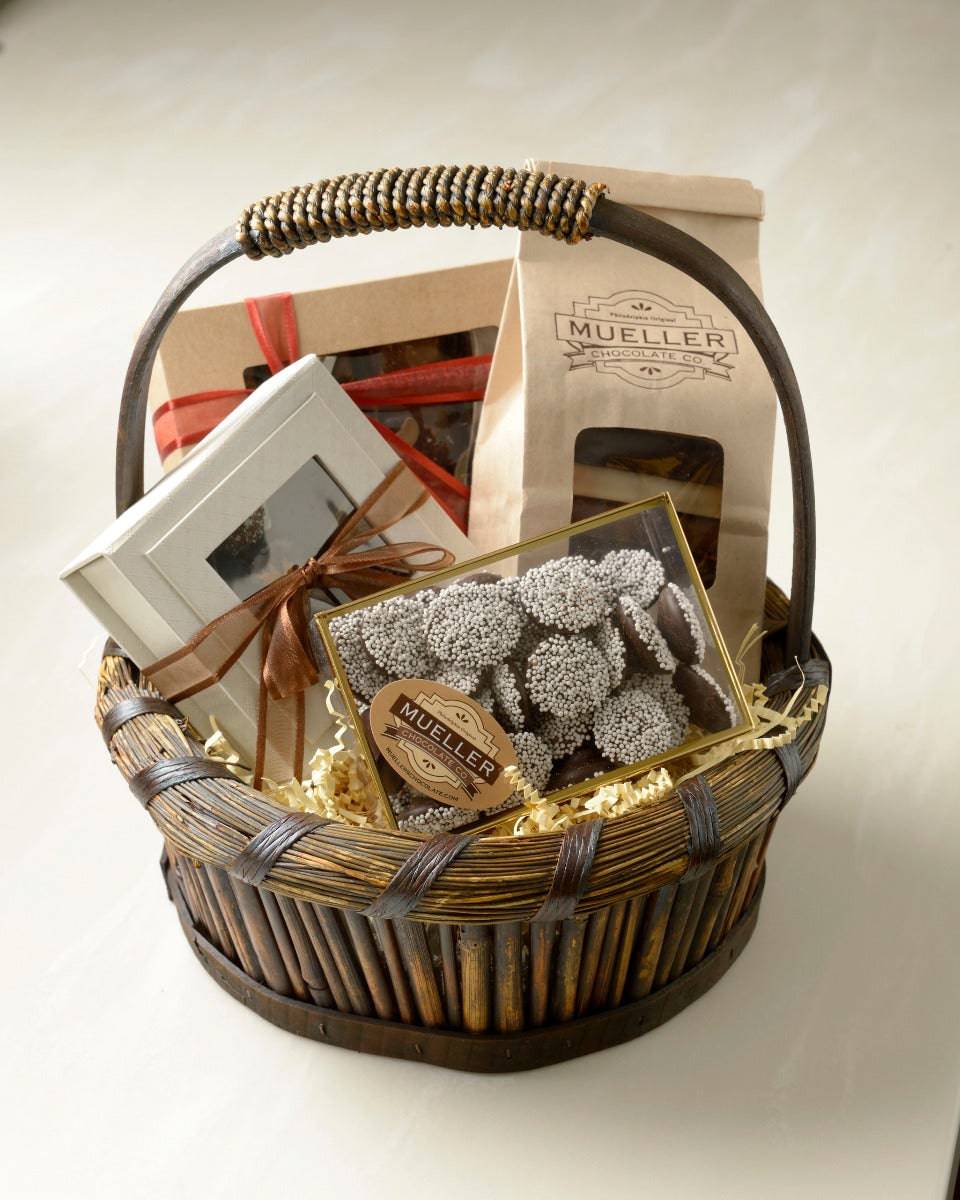 Mueller's Favorites Gift Basket - Handmade Chocolate | Mueller Chocolate Co.