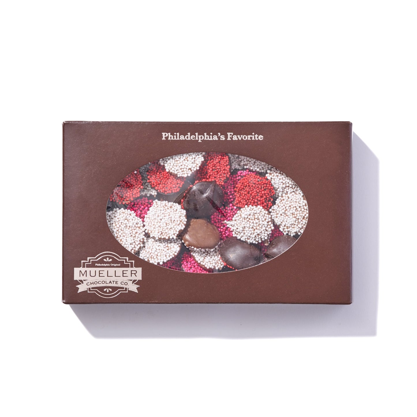 Nonpareils Milk and Dark Chocolate Valentine Box - Handmade | Mueller Chocolate Co.