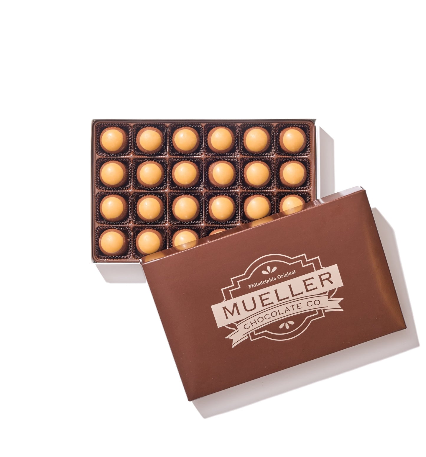 Peanut Butter Buckeyes Gift Box – 24 Piece - Handmade Chocolate | Mueller Chocolate Co.