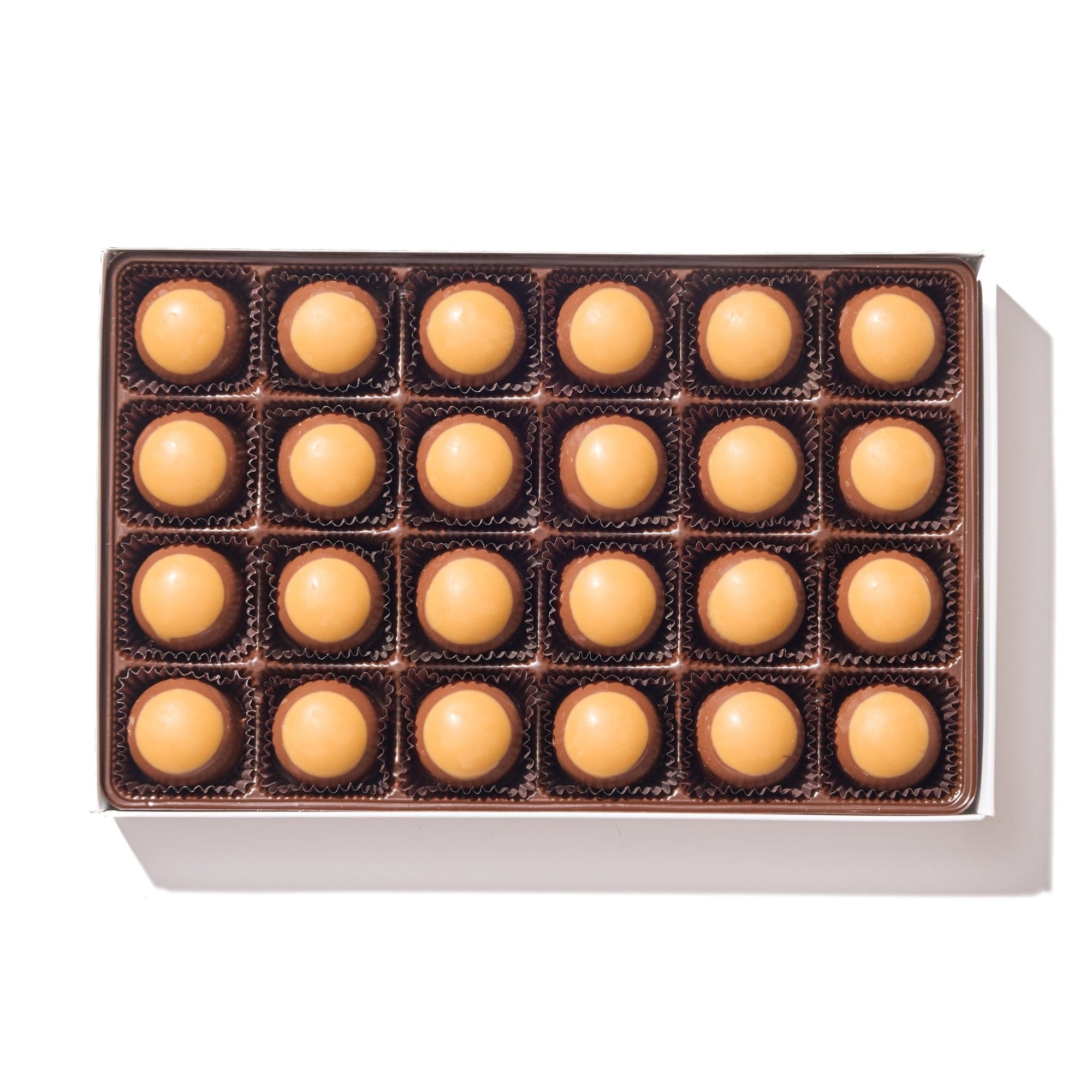 Peanut Butter Buckeyes Gift Box – 24 Piece - Handmade Chocolate | Mueller Chocolate Co.