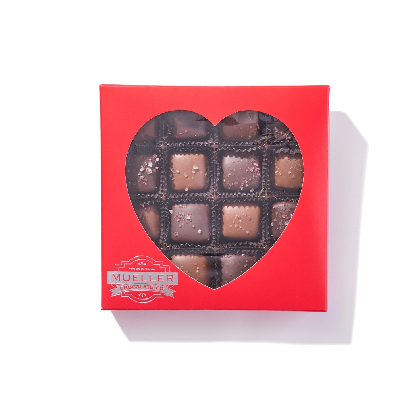 Sea Salt Caramels Gift Box – Milk & Dark Chocolate - Handmade Gift Box | Mueller Chocolate Co.