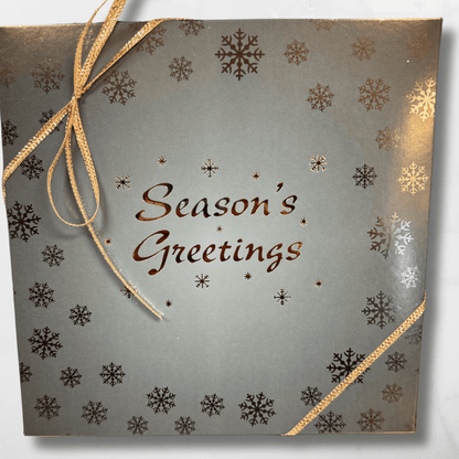Season's Greetings Milk and Dark Chocolate Assortment Gift Box - Handmade | Mueller Chocolate Co.