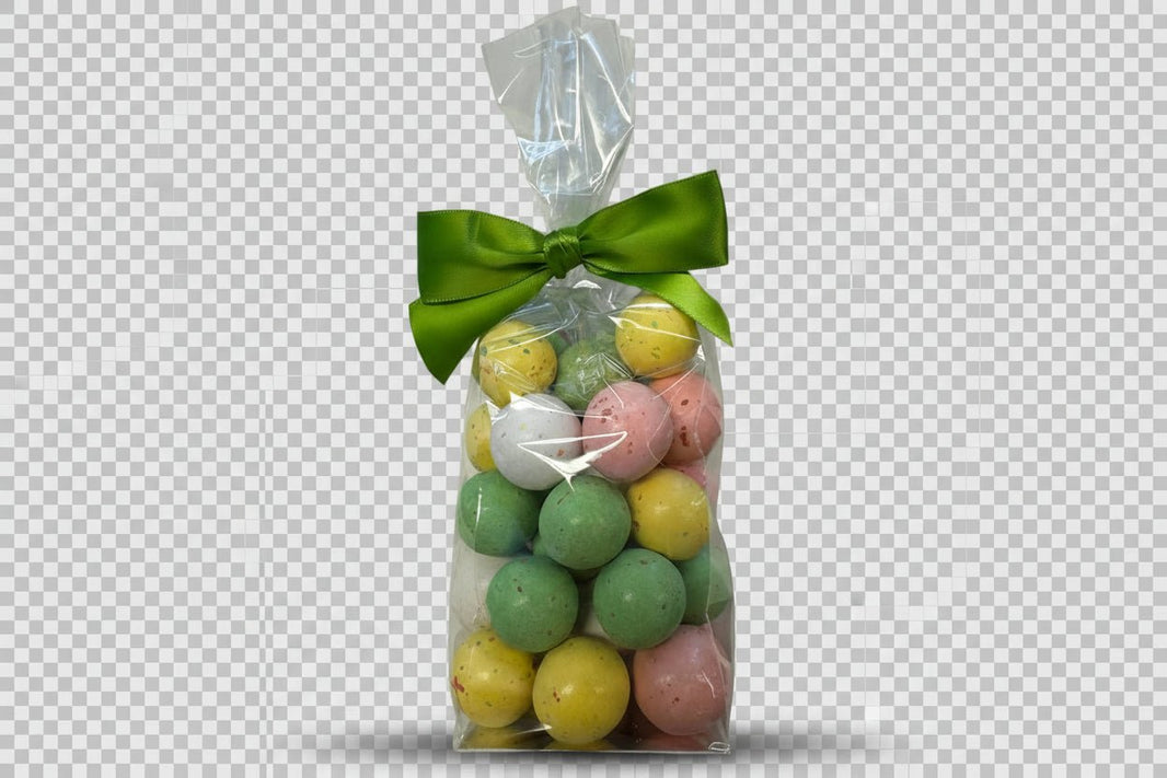 Speckled Egg Malt Ball Gift Bag 8 oz - Handmade Chocolate | Mueller Chocolate Co.