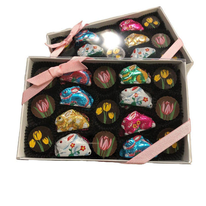 Spring Truffle and Foil Chocolate gift box - Handmade Gift Box | Mueller Chocolate Co.