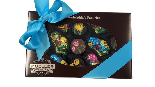 Spring Truffle and Foil Chocolate gift box - Handmade Gift Box | Mueller Chocolate Co.