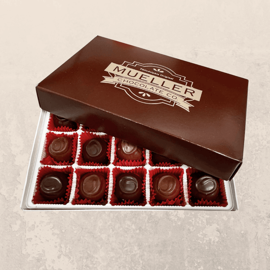 Sugar - Free Milk and Dark Chocolate Cherry Cordials - Handmade | Mueller Chocolate Co.