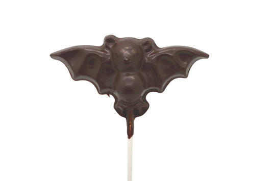 Dark Chocolate Halloween Bat lolliPop | Mueller Chocolate Co