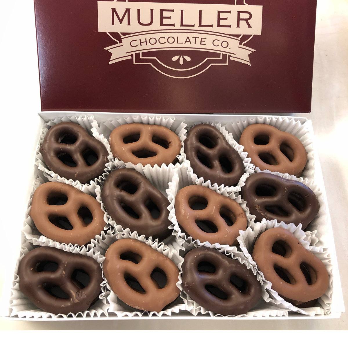 Chocolate Pretzel Party Box - Mueller Chocolate Co.
