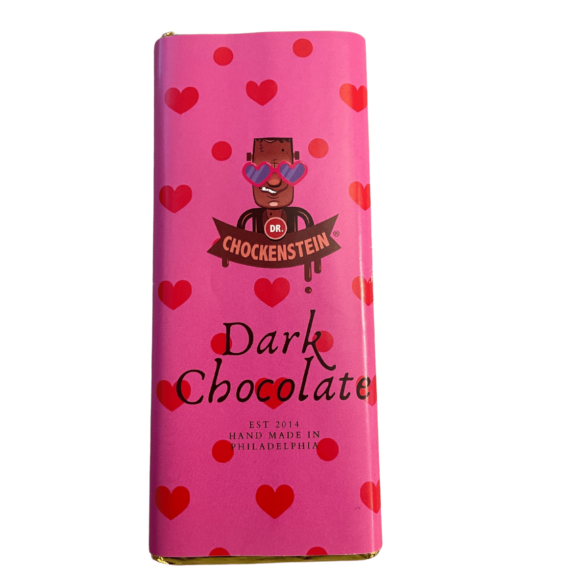 Dr.Chockenstein Valentine Dark Chocolate Bar | Mueller Chocolate Co