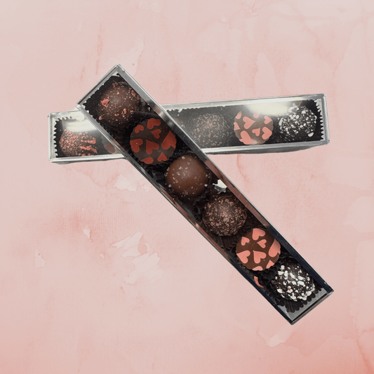 Valentine Truffle Assortment – 6 - Piece Gift Box - Handmade | Mueller Chocolate Co.